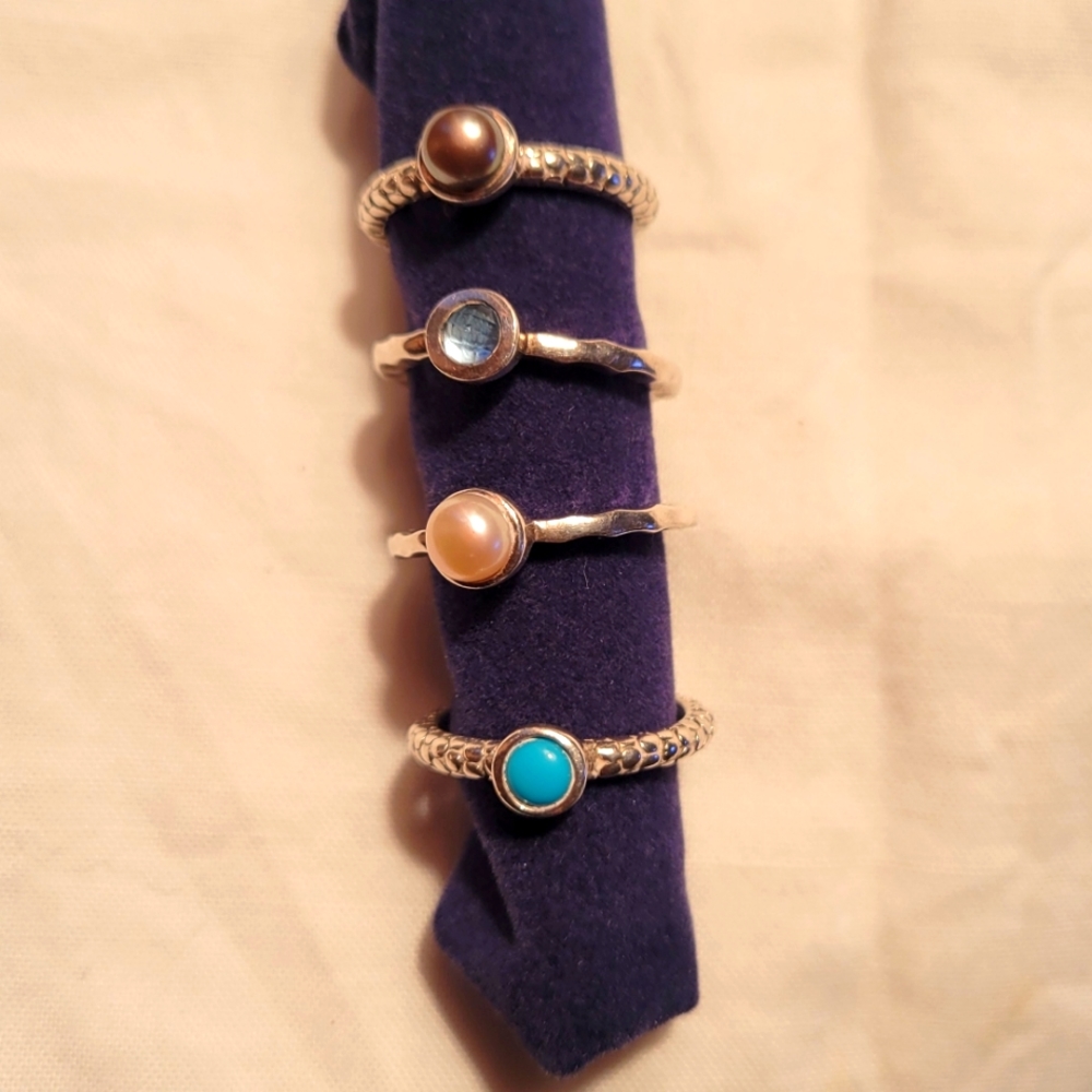 Sterling Stack Rings